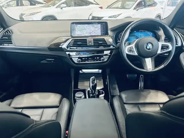 ＢＭＷ Ｘ３ xDrive20d Mスポーツ 大阪府 2021(令3)年 3.3万km アルピンホワイトⅢ ハイラインP/サンルーフ/HUD/ACC/黒革/パワーシート/シートヒーター/純正ナビ/360度カメラ/TV/applecarplay/純正20インチAW/LEDヘッドライト/電動リアゲート/ブラインドスポット/Dシートメモリ