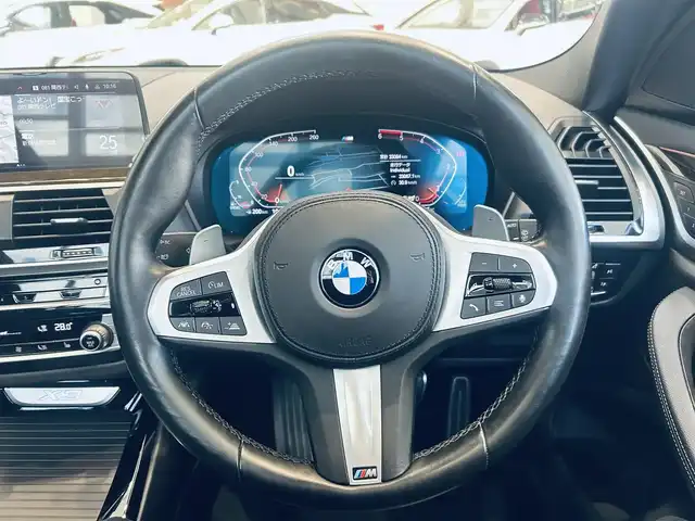 ＢＭＷ Ｘ３ xDrive20d Mスポーツ 大阪府 2021(令3)年 3.3万km アルピンホワイトⅢ ハイラインP/サンルーフ/HUD/ACC/黒革/パワーシート/シートヒーター/純正ナビ/360度カメラ/TV/applecarplay/純正20インチAW/LEDヘッドライト/電動リアゲート/ブラインドスポット/Dシートメモリ