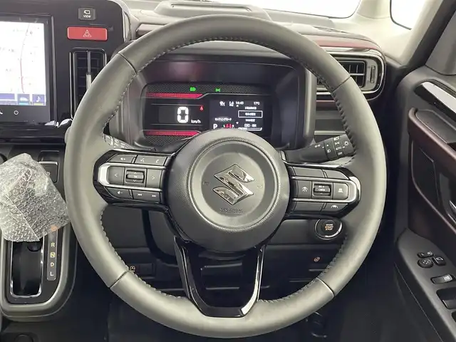 スズキ スペーシア カスタム HYBRID XS 愛知県 2024(令6)年 0.1万km未満 ブルーイッシュブラックパール3 スズキセーフティサポート/純正9インチナビ/全方位カメラ/両側パワースライドドア/シートヒーター/ステアリングヒート/純正15インチAW/純正LEDライト/レーンキープ/オートライト/オートライト/本革ステアリングホイール