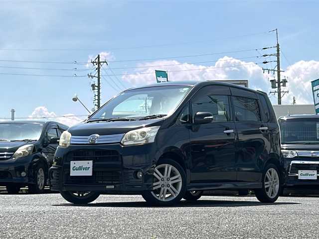 ダイハツ ムーヴ カスタム RS 愛知県 2011(平23)年 9万km ブラックマイカメタリック /純正ナビ/地デジ/CD/AUX//バックカメラ//純正エアロ//純正15インチAW//電動格納ミラー//純正HIDオートライト//純正フォグ//純正フロアマット/ドアバイザー//新車時保証書//取扱説明書//ナビ取扱説明書//スペアキー有