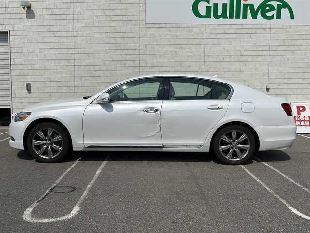 レクサス ＧＳ 350 新潟県 2008(平20)年 7.3万km 白 純正ナビ【TV/FM・AM】/クルーズコントロール/バックカメラ/パワーシート/純正アルミホイール/純正フロアマット/オートライト/ETC/プッシュスタート/スマートキー/スペアキー