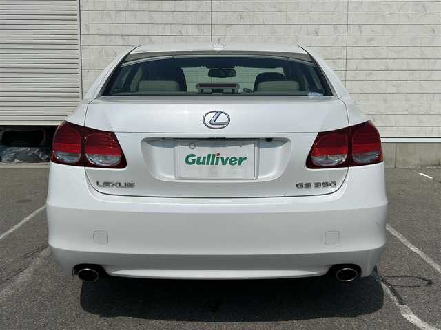 レクサス ＧＳ 350 新潟県 2008(平20)年 7.3万km 白 純正ナビ【TV/FM・AM】/クルーズコントロール/バックカメラ/パワーシート/純正アルミホイール/純正フロアマット/オートライト/ETC/プッシュスタート/スマートキー/スペアキー