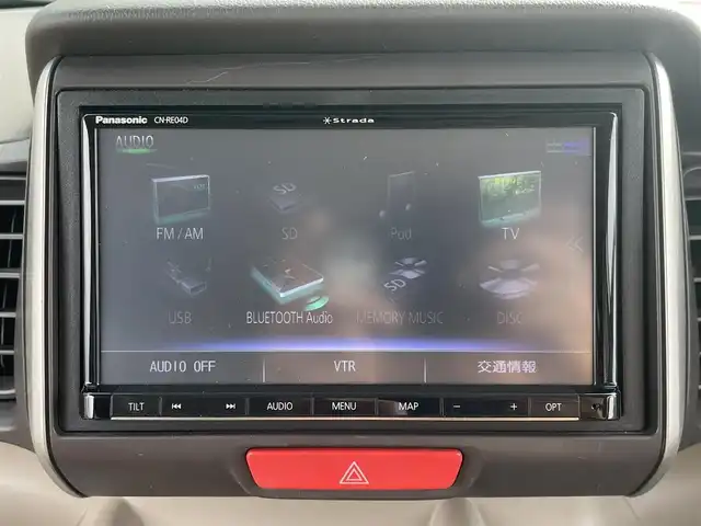 ホンダ Ｎ ＢＯＸ ＋ G Lパッケージ 岡山県 2013(平25)年 8.9万km プレミアムホワイトパール 社外メモリナビ　CN-RE04D/フルセグTV、CD、DVD、AM、FM、Bluetooth/両側スライド/車いす仕様車/電動ウィンチ/ステアリングリモコン/スマートキー/社外アルミホイール