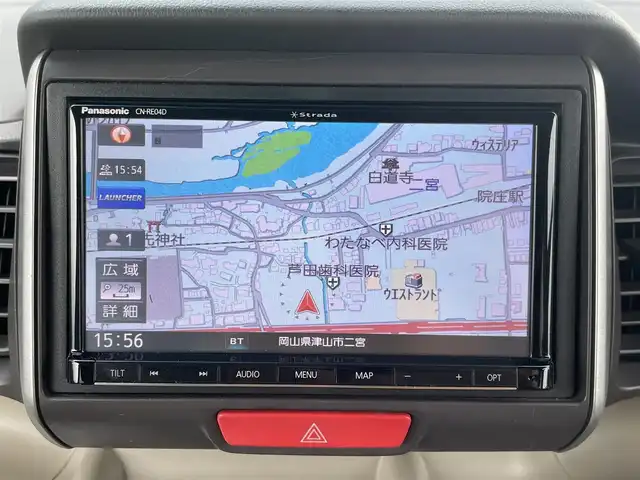 ホンダ Ｎ ＢＯＸ ＋ G Lパッケージ 岡山県 2013(平25)年 8.9万km プレミアムホワイトパール 社外メモリナビ　CN-RE04D/フルセグTV、CD、DVD、AM、FM、Bluetooth/両側スライド/車いす仕様車/電動ウィンチ/ステアリングリモコン/スマートキー/社外アルミホイール