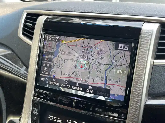 トヨタ アルファード 240S タイプゴールドⅡ 静岡県 2014(平26)年 10.9万km ホワイトパールクリスタルシャイン アルパイン9インチナビ /フルセグTV/CD/DVD再生/BTオーディオ/HDMI/AM/FM/10.2インチフリップダウン/ドラレコ/バックカメラ/パワーバックドア/クルコン/スマートキー