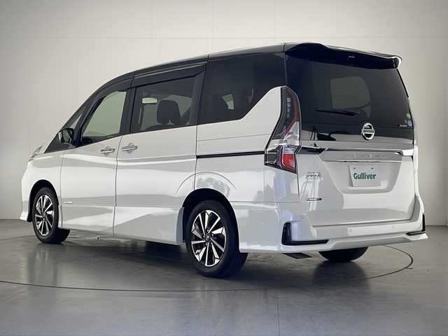 日産 セレナ ハイウェイスター V 宮崎県 2020(令2)年 3.7万km ブリリアントホワイトパール 2トーン プロパイロット/エマ―ジェンシーブレーキ/LDW（車線逸脱警報）/LDP（車線逸脱防止支援）/BSW（後側方車両検知警報）/BSI（後側方衝突防止支援）/速度標識表示/道路標識表示/オートマチックハイビーム/コーナーセンサー/インテリジェントパーキングアシスト/純正10インチSDナビ/フルセグTV/CD/DVD/Bluetooth/アラウンドビューモニター/両側パワースライドドア/ハンズフリーオートスライドドア/ビルトインETC/LEDヘッドライト/純正ドライブレコーダー（DJ4-D）/純正16インチAW
