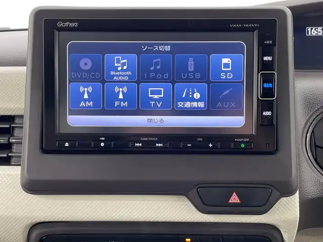 ホンダ Ｎ ＢＯＸ G L ホンダセンシング 栃木県 2018(平30)年 4.8万km ルナシルバーM 純正ナビ/（CD/DVD/Bluetooth/フルセグＴＶ）/バックカメラ/ホンダセンシング/リアコーナーセンサー/ビルトインＥＴＣ/前方ドラレコ/片側パワースライド/オートライト/LEDヘッドライト/横滑り防止装置/スマートキー/プッシュスタート/アイドリングストップ/ステアリングスイッチ/電動格納ミラー/社外アルミホイール/純正フロアマット
