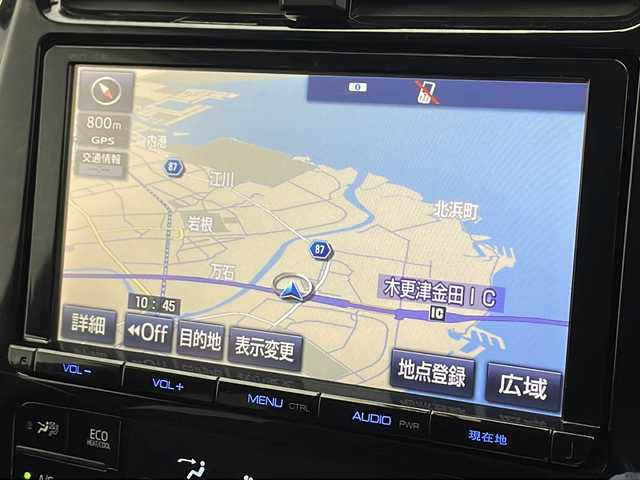 トヨタ プリウス A 千葉県 2016(平28)年 4.5万km ホワイトパールクリスタルシャイン トヨタセーフティセンス/　衝突被害軽減システム/コーナーセンサー（前後）/　レーダークルーズコントロール/パーキングアシスト/　ブラインドスポットモニター/レーンキープアシスト/　オートハイビーム/LEDヘッドライト/社外エアロ/　（フロント/サイド/バック）/純正9インチSDナビ（DSZT-YC4T）/　（Bluetooth/CD/DVD/USB/フルセグTV）/バックカメラ/純正ビルトインETC2.0/前後社外ドライブレコーダー（DC-DR652）/ヘッドアップディスプレイ/パワーステアリング/ステアリングスイッチ/純正フロアマット/純正ドアバイザー