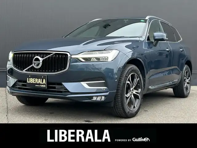 ボルボ ＸＣ６０ D4 AWD インスクリプション 道東・釧路十勝 2018(平30)年 3万km デニムブルーメタリック ４WD/チルトアップ機構付電動パノラマ・ガラス・サンルーフ/harman/kardon/メーカーナビ/　CD/BT/USB/フルセグ/Apple CarPlay/Android Auto/360°ビューカメラ/ETC/360°ドライブレコーダー/ヘッドアップディスプレイ/City Safety（衝突回避・被害軽減ブレーキシステム）/レーン・キーピング・エイド/ステアリング・アシスト付BLIS/アダプティブクルーズコントロール/パーク・アシスト・パイロット/アンバーレザーシート/全席シートヒーター/前席ベンチレーション/前席リラクゼーション機能/LEDヘッドライト/オートハイビーム/社外19インチAW/純正フロアマット