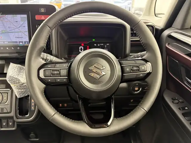 スズキ スペーシア カスタム HYBRID XS 愛知県 2025(令7)年 0.1千km パールⅡ 届出済未使用車/登録時走行距離4km/スズキセーフティサポート/純正メモリナビ/フルセグTV/Bluetooth/AppleCarPlay/AndroidAuto/全方位モニター/前席シートヒーター/革巻きステアリング/ステアリングリモコン/アダプティブクルーズコントロール/ハーフレザーシート/後席サーキュレーター/後席サンシェード/ステアリングヒーター/両側パワースライドドア/ヘッドアップディスプレイ/電動パーキングブレーキ/LEDヘッドライト/フォグランプ