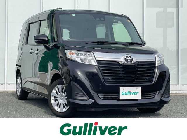 トヨタ ルーミー G 福岡県 2020(令2)年 4.4万km ブラックマイカメタリック 純正ナビ/（AM/FM/CD/DVD/SD/SDREC/BT/フルセグ）/クルーズコントロール/前後コーナーセンサー/衝突軽減ブレーキ/オートハイビーム/両側パワースライドドア/ETC/バックカメラ/前後ドライブレコーダー/LEDヘッドライト/純正フロアマット/純正ドアバイザー/オートライト/オート電動格納ミラー/ステアリングスイッチ/プッシュスタート/スマートキー/保証書・記録簿