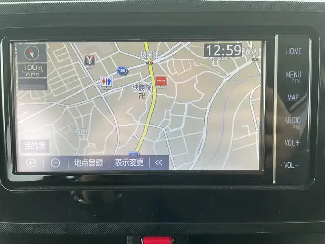 トヨタ ルーミー G 福岡県 2020(令2)年 4.4万km ブラックマイカメタリック 純正ナビ/（AM/FM/CD/DVD/SD/SDREC/BT/フルセグ）/クルーズコントロール/前後コーナーセンサー/衝突軽減ブレーキ/オートハイビーム/両側パワースライドドア/ETC/バックカメラ/前後ドライブレコーダー/LEDヘッドライト/純正フロアマット/純正ドアバイザー/オートライト/オート電動格納ミラー/ステアリングスイッチ/プッシュスタート/スマートキー/保証書・記録簿