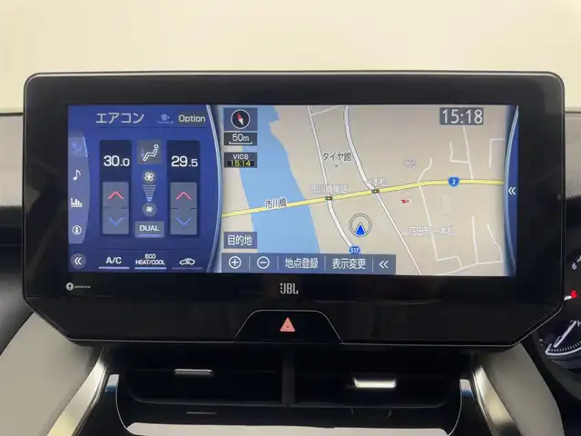 トヨタ ハリアー Z 兵庫県 2021(令3)年 2万km ホワイトパールクリスタルシャイン 純正SDナビ/（AM/FM/Bluetooth/AUX/フルセグTV）/バックカメラ/トヨタセーフティーセンス/レーンキープアシスト/横滑り防止装置/衝突軽減システム/カーテンエアバッグ/レーダークルーズコントロール/MTモード付AT/ハーフレザーシート/D席パワーシート/パワーバックドア/ETC2.0/LEDヘッドライト/オートライト/オートマチックハイビーム/純正19インチアルミホイール/JBLサウンド/純正フロアマット/ドアバイザー/スマートキー/スペアキー1本