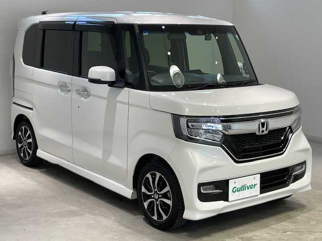 ホンダ Ｎ ＢＯＸ カスタム G L ホンダセンシング 宮城県 2019(令1)年 3.1万km プラチナホワイトパール 社外ナビ/フォグランプ/LEDヘッドライト/ドライブレコーダー前後/プッシュスタート/両側パワースライド/ステアリングスイッチ/バックカメラ/アイドリングスイッチ/純正ETC/クルーズコントロール