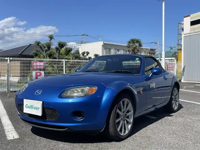 マツダ ロードスター RS 静岡県 2005(平17)年 5.9万km ウィニングブルーメタリック ユーザー買取車両/BOSEサウンド/オープンカー【手動】/6速MT/FM・AM・CD・MP3/純正アルミホイール17インチ/パワーウィンドウ/ABS/ETC/タイヤサイズ205/45/17