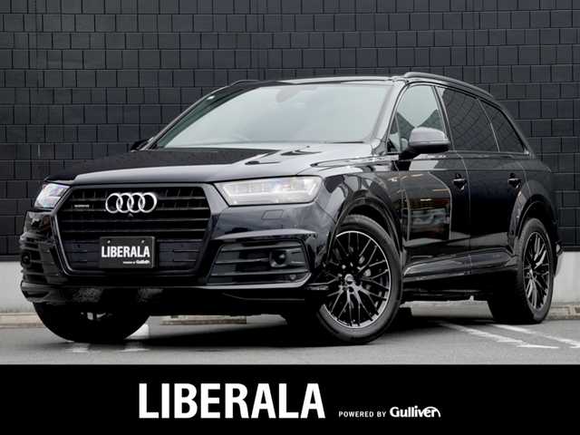 アウディ Ｑ７ ブラックスタイリング 静岡県 2019(平31)年 1.7万km 黒 125台限定モデル　ブラックデザイン/MMIナビゲーションTV Bluetooth/全方位カメラ/ブラックレザーシート シートヒーター /シートヒーター /バーチャルコクピット/Audi Sport20インチブラックアルミホイール/ブラックルーフレール/マトリクスLEDヘッドライト/Audyプレセンス衝突軽減ブレーキ　レーンアシスト/アダプティブクルーズコントロール/サイドアシスト/サードシート電動格納シート/ドライブセレクト/パワーバックドア /DSRCETC