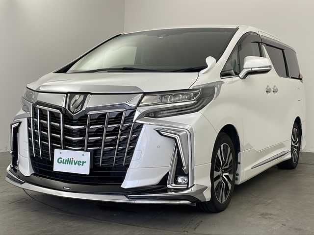 トヨタ アルファード S Cパッケージ 兵庫県 2018(平30)年 5.9万km ホワイトパールクリスタルシャイン ・モデリスタエアロ/・Toyota　Safety　Sense/・プリクラッシュセーフティ/・レーントレーシングアシスト［LTA］/・レーダークルーズコントロール（全車速追従機能付）/・ロードサインアシスト［RSA］/・アダプティブハイビームシステム［AHS］/・オートマチックハイビーム［AHB］/・純正10インチSDナビ/CD/DVD/SD/BT/USB/TV/・純正12.1インチフリップダウンモニター/・ビルトインETC/・デジタルインナーミラー/・両側パワースライドドア/・パワーバックドア/・エグゼクティブシート/・前席パワーシート/・前席快適温熱シート/・前席ベンチレーションシート/・3眼LEDヘッドライト/・LEDフォグランプ/・純正18インチアルミホイール
