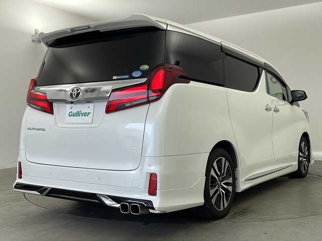 トヨタ アルファード S Cパッケージ 兵庫県 2018(平30)年 5.9万km ホワイトパールクリスタルシャイン ・モデリスタエアロ/・Toyota　Safety　Sense/・プリクラッシュセーフティ/・レーントレーシングアシスト［LTA］/・レーダークルーズコントロール（全車速追従機能付）/・ロードサインアシスト［RSA］/・アダプティブハイビームシステム［AHS］/・オートマチックハイビーム［AHB］/・純正10インチSDナビ/CD/DVD/SD/BT/USB/TV/・純正12.1インチフリップダウンモニター/・ビルトインETC/・デジタルインナーミラー/・両側パワースライドドア/・パワーバックドア/・エグゼクティブシート/・前席パワーシート/・前席快適温熱シート/・前席ベンチレーションシート/・3眼LEDヘッドライト/・LEDフォグランプ/・純正18インチアルミホイール
