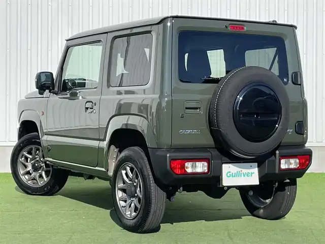 スズキ ジムニー XC 香川県 2023(令5)年 1.5万km ジャングルグリーン 登録時走行距離：15015km/純正ナビ　/ＥＴＣ　/Ｂカメラ　　/４ＷＤ　/純正アルミ　/純正フロアマット　/背面タイヤ　/シートヒーター　/ＬＥＤヘッドライト　/衝突軽減ブレーキ　/横滑り防止　/オートライト　/レーンキープアシスト/スマートキー