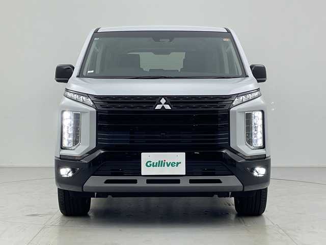 三菱 デリカＤ：５ シャモニー 愛知県 2025(令7)年 0.1千km ホワイトダイヤモンド 登録済未使用車　14km/全方位カメラ/シートヒーター/ブラインドスポットモニター/衝突軽減ブレーキ/レーンキープアシスト/オートマチックハイビーム/レーダークルーズコントロール/両側パワースライドドア/LEDヘッドライト/ステアリングヒーター/電動パーキング/オートホールドブレーキ/ハーフレザーシート