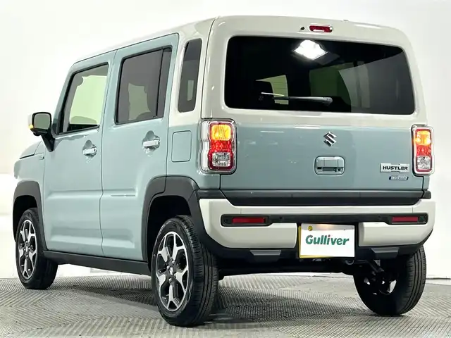 スズキ ハスラー HYBRID X 大阪府 2025(令7)年 0.1千km オフブルーメタリック/ソフトベージュメタリック 未使用車　全方位カメラ　純正ナビＴＶ　シートヒーター　レーダークルコン　レーンアシスト　アイドリングストップ　衝突軽減　ＬＥＤヘッドライト　オートハイビーム　フォグランプ　クリアランスソナー　禁煙車