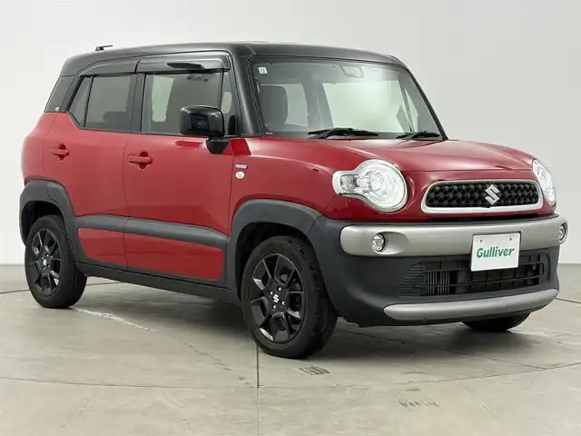スズキ クロスビー HYBRID MX 愛知県 2017(平29)年 6.8万km ファーベントレッド/スーパーブラックパール スズキセーフティサポート/　・衝突被害軽減ブレーキ/　・レーンキープアシスト/純正ナビ/　（ＢＴ／フルセグＴＶ／ＣＤ／ＤＶＤ）/バックカメラ/ドラレコ/パドルシフト/後方コーナーセンサー/ＬＥＤヘッドライト/純正１６ＡＷ/スマートキー×２