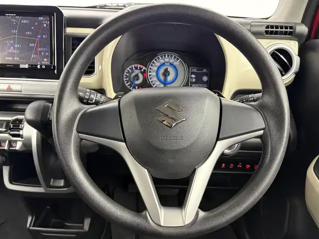 スズキ クロスビー HYBRID MX 愛知県 2017(平29)年 6.8万km ファーベントレッド/スーパーブラックパール スズキセーフティサポート/　・衝突被害軽減ブレーキ/　・レーンキープアシスト/純正ナビ/　（ＢＴ／フルセグＴＶ／ＣＤ／ＤＶＤ）/バックカメラ/ドラレコ/パドルシフト/後方コーナーセンサー/ＬＥＤヘッドライト/純正１６ＡＷ/スマートキー×２