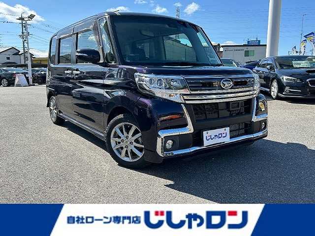 ダイハツ タント カスタム RS トップED SA Ⅲ 愛知県 2016(平28)年 7.5万km 黒 (株)IDOMが運営する【じしゃロン名古屋鳴海店】の自社ローン専用車両になりますこちらは現金またはオートローンご利用時の価格です。自社ローンご希望の方は別途その旨お申付け下さい/社外レーダー探知機/HDDナビ/フルセグTV/バックカメラ/CD/DVD/SD/ETC/前後ドライブレコーダー/後方コーナーセンサー/プリクラッシュセーフティ/スマートキー/プッシュスタート/両側パワースライドドア/フロント・リアエアロパーツ/純正フロアマット