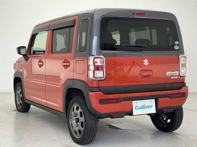 スズキ ハスラー HYBRID G 千葉県 2020(令2)年 4.3万km バーミリオンオレンジ/ガンメタリック2トーン 衝突軽減ブレーキ/レーンキープアシスト/後コーナーセンサー/オートライト/社外SDナビ　/　DVD/CD/BT/FM/AM/フルセグTV/社外ドライブレコーダー/社外ETC/シートヒーター/純正フロアマット/アイドリングストップ/プッシュスタート/スマートキー/ハロゲンヘッドライト