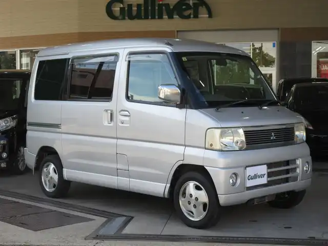 三菱 タウンボックス RX 大阪府 2002(平14)年 4.9万km サテライトシルバー 社外ＣＤ/フォグランプ/Ｗエアバッグ/純正フロアマット/プライバシーガラス/純正１３インチアルミホイール