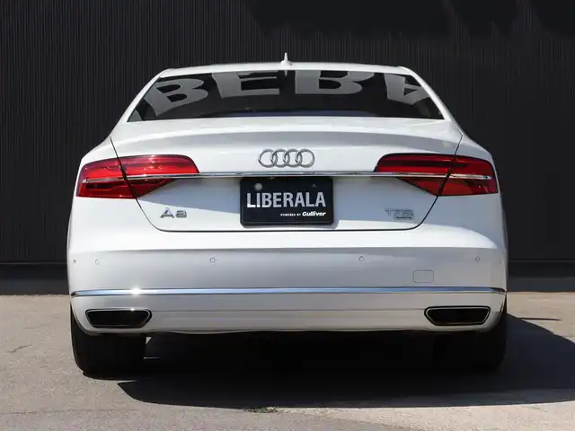 アウディ Ａ８ 3．0 TFSI クワトロ 長野県 2017(平29)年 7.9万km グレイシアホワイトメタリック サンルーフ　/黒革シート　/純正ナビＴＶ　/３６０°/ＢＯＳＥサウンド　/マトリクスＬＥＤ　/ＡＣＣ　/衝突軽減Ｂ　/レーン／サイドアシスト　/パワーシート／ヒーター　/パワーバックドア　/アドバンストキー　/純正２０ＡＷ