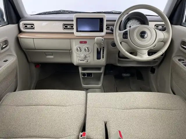 スズキ ラパン S 新潟県 2017(平29)年 2.1万km フレンチミントパールメタリック 純正メモリナビ（Bluetooth・CD・DVD・SD・AM・FM）/アラウンドビューモニター　/衝突被害軽減システム/フルセグ　/純正ビルトインＥＴＣ　/ハロゲンオートライト　/Ｄ席シートヒーター　/プッシュスタート　/純正フロアマット　/アイドリングストップ　/スマートキー　/ABS/盗難防止装置/横滑り防止装置