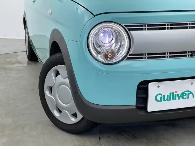 スズキ ラパン S 新潟県 2017(平29)年 2.1万km フレンチミントパールメタリック 純正メモリナビ（Bluetooth・CD・DVD・SD・AM・FM）/アラウンドビューモニター　/衝突被害軽減システム/フルセグ　/純正ビルトインＥＴＣ　/ハロゲンオートライト　/Ｄ席シートヒーター　/プッシュスタート　/純正フロアマット　/アイドリングストップ　/スマートキー　/ABS/盗難防止装置/横滑り防止装置