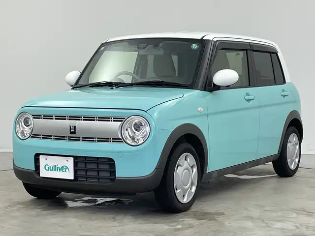 スズキ ラパン S 新潟県 2017(平29)年 2.1万km フレンチミントパールメタリック 純正メモリナビ（Bluetooth・CD・DVD・SD・AM・FM）/アラウンドビューモニター　/衝突被害軽減システム/フルセグ　/純正ビルトインＥＴＣ　/ハロゲンオートライト　/Ｄ席シートヒーター　/プッシュスタート　/純正フロアマット　/アイドリングストップ　/スマートキー　/ABS/盗難防止装置/横滑り防止装置