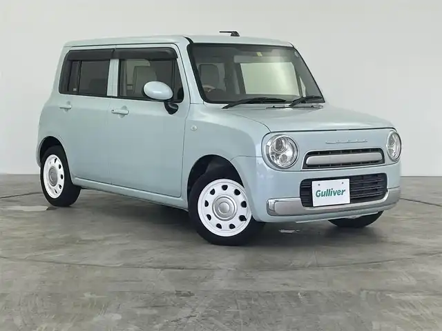 スズキ ラパン G 群馬県 2014(平26)年 4.4万km アロマティックアクアメタリック ・ビルトインETC/・HIDオートヘッドライト/・社外CDデッキ/・スマートキー/・プッシュスタート/・アイドリングストップ/・ABS/・横滑り防止装置/・盗難防止装置/・電動格納ドアミラー/・純正14インチホイール/・禁煙車/・専用コンビシート