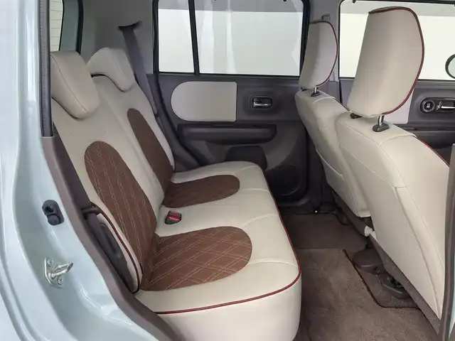 スズキ ラパン G 群馬県 2014(平26)年 4.4万km アロマティックアクアメタリック ・ビルトインETC/・HIDオートヘッドライト/・社外CDデッキ/・スマートキー/・プッシュスタート/・アイドリングストップ/・ABS/・横滑り防止装置/・盗難防止装置/・電動格納ドアミラー/・純正14インチホイール/・禁煙車/・専用コンビシート