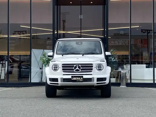 メルセデス・ベンツ ゲレンデヴァーゲン Ｇ３５０ｄ AMGライン 福岡県 2020(令2)年 3.7万km ポーラホワイト ・サンルーフ/・アダプティブクルーズコントロール/・純正ナビ/BT/USB/carplay/・全方位カメラ/・黒革シート/シートヒーター/・ドライブレコーダー/・フルセグ/・ETC/・純正20AW/・保証書/・取扱説明書