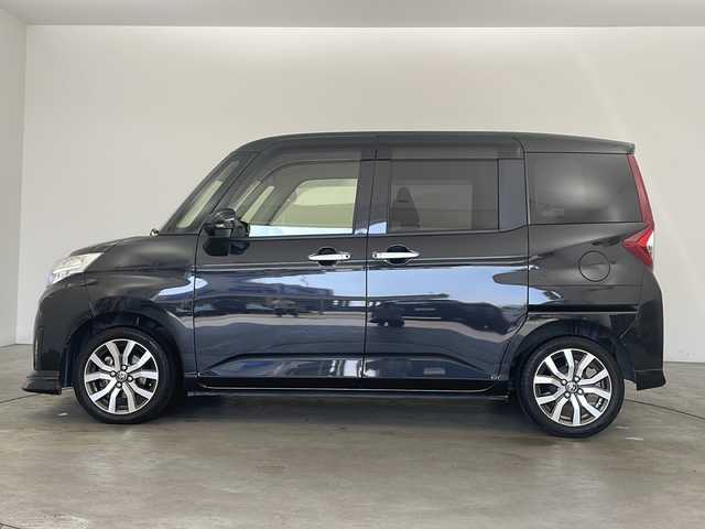 トヨタ ルーミー カスタムG－T 兵庫県 2017(平29)年 3.1万km ブラックマイカメタリック ・純正9インチナビ(NSZT-Y66T)/(CD/DVD/BT/SD/フルセグTV)/・バックカメラ/・スマートキー/・両側パワースライドドア/・シートヒーター/・LEDヘッドライト/・スマートアシスト/・クルーズコントロール/・TVキャンセラー/・前方ドライブレコーダー/・純正15インチアルミホイール/・ビルトインETC/・ステアリングスイッチ/・LEDヘッドライト/・フォグライト/・プッシュスタート