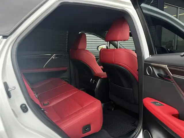 レクサス ＲＸ 450h Fスポーツ 茨城県 2021(令3)年 4.5万km パール 後期型 /SR /WALDフルエアロ /マクレビ /HUD /赤革 /360°C /後席電動リクライニング＆電動格納機能付 /全席シ-トヒ-タ- /ベンチレ-ション /M付PWシ-ト /100V電源 /三眼LED /オ-トハイビ-ム /レクサスSFT /ACC /LKA /BSM /ナビ /TV /ETC2.0/ルーフレール/禁煙車