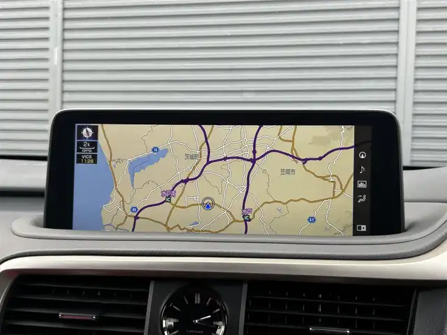 レクサス ＲＸ 450h Fスポーツ 茨城県 2021(令3)年 4.5万km パール 後期型 /SR /WALDフルエアロ /マクレビ /HUD /赤革 /360°C /後席電動リクライニング＆電動格納機能付 /全席シ-トヒ-タ- /ベンチレ-ション /M付PWシ-ト /100V電源 /三眼LED /オ-トハイビ-ム /レクサスSFT /ACC /LKA /BSM /ナビ /TV /ETC2.0/ルーフレール/禁煙車