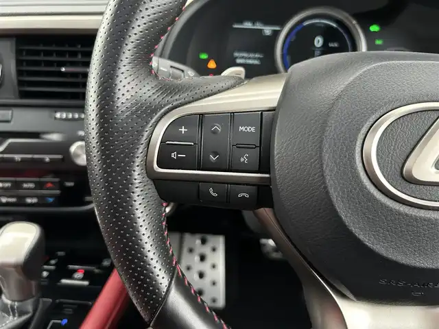 レクサス ＲＸ 450h Fスポーツ 茨城県 2021(令3)年 4.5万km パール 後期型 /SR /WALDフルエアロ /マクレビ /HUD /赤革 /360°C /後席電動リクライニング＆電動格納機能付 /全席シ-トヒ-タ- /ベンチレ-ション /M付PWシ-ト /100V電源 /三眼LED /オ-トハイビ-ム /レクサスSFT /ACC /LKA /BSM /ナビ /TV /ETC2.0/ルーフレール/禁煙車