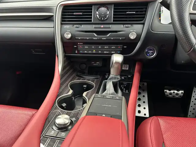 レクサス ＲＸ 450h Fスポーツ 茨城県 2021(令3)年 4.5万km パール 後期型 /SR /WALDフルエアロ /マクレビ /HUD /赤革 /360°C /後席電動リクライニング＆電動格納機能付 /全席シ-トヒ-タ- /ベンチレ-ション /M付PWシ-ト /100V電源 /三眼LED /オ-トハイビ-ム /レクサスSFT /ACC /LKA /BSM /ナビ /TV /ETC2.0/ルーフレール/禁煙車