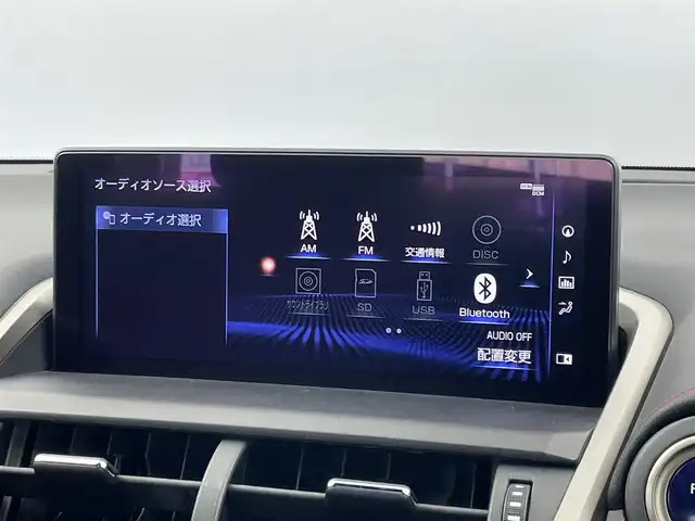 レクサス ＮＸ 300h Fスポーツ 埼玉県 2021(令3)年 3.2万km グラファイトブラックガラスフレーク サンルーフ　純正ナビ　パノラミックビューモニター　赤レザー　ビルトインＥＴＣ２．０　ＢＳＭ　ステアリングヒーター　シートヒーター　ベンチレーション　ＨＵＤ　ドラレコ　三眼ＬＥＤ　　地デジフルセグＴＶ
