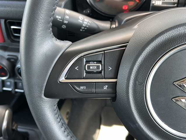 スズキ ジムニー XC 福岡県 2022(令4)年 2.3万km ブルーイッシュブラックパール3 社外メモリナビ/（AM/FM/CD/DVD/BT/フルセグTV）/クルーズコントロール/シートヒーター/背面タイヤ/衝突被害軽減システム/横滑り防止装置/シートカバー有/アイドリングストップ/プッシュスタートボタン/スマートキー/純正LEDヘッドライト/純正１６インチアルミホイール/フロアマット/盗難防止装置/ETC