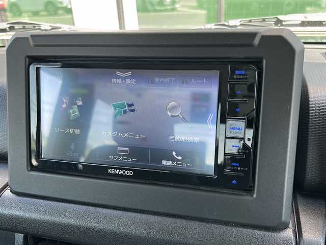 スズキ ジムニー XC 福岡県 2022(令4)年 2.3万km ブルーイッシュブラックパール3 社外メモリナビ/（AM/FM/CD/DVD/BT/フルセグTV）/クルーズコントロール/シートヒーター/背面タイヤ/衝突被害軽減システム/横滑り防止装置/シートカバー有/アイドリングストップ/プッシュスタートボタン/スマートキー/純正LEDヘッドライト/純正１６インチアルミホイール/フロアマット/盗難防止装置/ETC