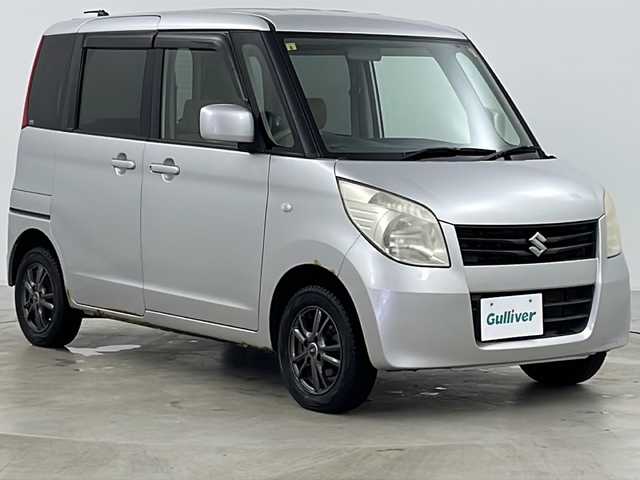 スズキ パレット G 道央・札幌 2009(平21)年 9.4万km シルキーシルバーメタリック ・4WD/・社外ナビ(TV＆FM＆AM)/・シートヒーター/・純正フロアマット/・ハロゲンヘッドライト/・社外13インチアルミホイール