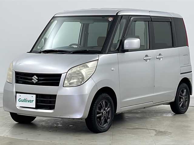 スズキ パレット G 道央・札幌 2009(平21)年 9.4万km シルキーシルバーメタリック ・4WD/・社外ナビ(TV＆FM＆AM)/・シートヒーター/・純正フロアマット/・ハロゲンヘッドライト/・社外13インチアルミホイール