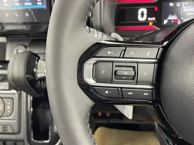 スズキ スペーシア カスタム HYBRID XS 愛知県 2024(令6)年 0.1万km未満 紺 登録済み未使用車　/両側パワースライドドア　/クルーズコントロール　/スズキセーフティーサポート　/スズキコネクト通信機装着車両/アラウンドビューモニター/純正メモリーナビ　/フルセグTV　/Bluetooth　/Apple　Car Play　/Android　Auto　/シートヒーター　（D/N）/HUB　/USBポート　/Cタイプポート　/ステアリングヒーター　/ステアリングリモコン/革巻きステアリング/ハーフレザーシート/オッドマン/電動パーキングブレーキ/AUTO　HOLD