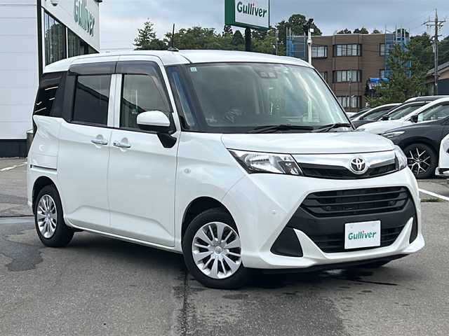 トヨタ タンク X S 石川県 2019(令1)年 0.6万km パールホワイトⅢ スマートアシストIII/外部検査実施済み/ワンオーナー/登録時走行距離5985km/スマートアシストIII/・衝突警報機能（対車両・対歩行者）/・衝突回避支援ブレーキ機能（対車両・対歩行者）/・誤発進抑制制御機能（前方・後方）/・車線逸脱警報機能/・オートハイビーム/・先行車発進お知らせ機能/純正SDナビ【NSCN-W68】/(ワンセグTV/Bluetooth)/バックカメラ/片側パワースライドドア/横滑り防止機能/プッシュスタート/スマートキー/右側イージークローザー/取扱説明書/保証書/スペアキー1本
