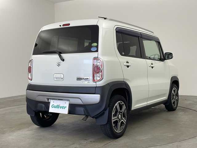 スズキ ハスラー X ターボ 兵庫県 2014(平26)年 7.9万km パールホワイト ・社外ナビ/Bluetooth/CD/DVD/フルセグテレビ/・アルパインリアモニター/・ルーフレール/・レーダーブレーキサポート/・運転席シートヒーター/・ビルトインETC/・純正フロアマット/・純正15インチアルミホイール/・横滑り防止装置/・HIDオートライト/・フォグランプ/・アイドリングストップ/・スマートキー